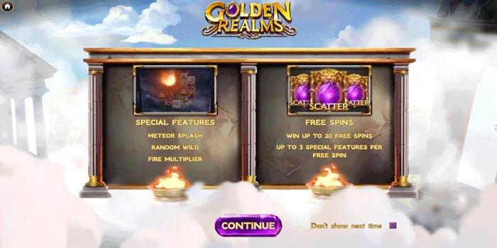 Bonus dan Fitur Spesial Golden Realms