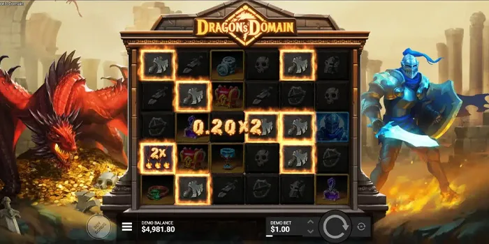 Fitur Bonus Slot Dragon’s Domain