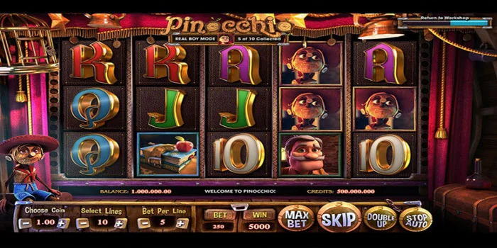 Fitur-Fitur Bonus Slot Pinocchio