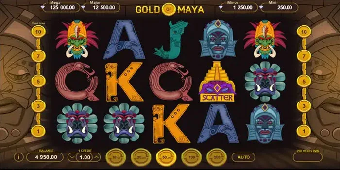 Bonus Dan Fitur Slot Gold of Maya